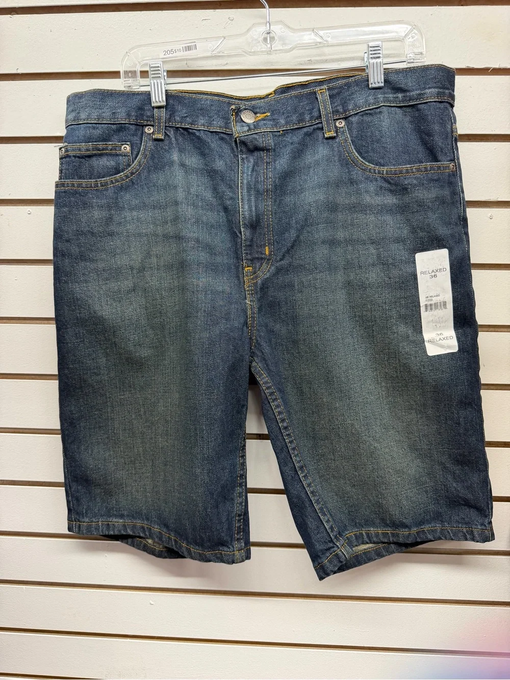 Men's Relaxed Mid Wash Denim Jean Shorts